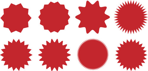 Blank Award Seal Badges for Certificates and Product Labels