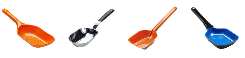 Litter scoop isolated on transparent background