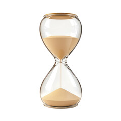 Hourglass isolated on transparent background