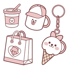 Gift Shop Icon Set