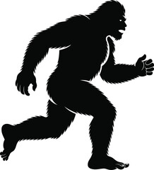 Bigfoot Silhouette SVG – Sasquatch Cut File