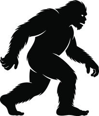 Bigfoot Silhouette SVG – Sasquatch Cut File