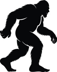 Fototapeta premium Bigfoot Silhouette SVG – Sasquatch Cut File