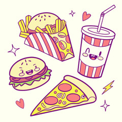 Pop Kawaii Fast Food Pack