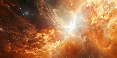 Nebulae are glowing clouds of dust, gas, and plasma in space.