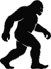 Fototapeta premium Bigfoot Silhouette SVG – Sasquatch Cut File