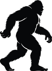 Fototapeta premium Bigfoot Silhouette SVG – Sasquatch Cut File