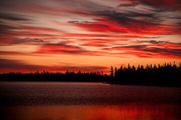 Sunset on Cape Breton Island