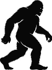 Fototapeta premium Bigfoot Silhouette SVG – Sasquatch Cut File