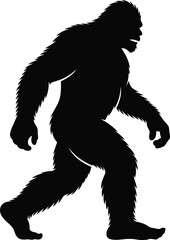 Fototapeta premium Bigfoot Silhouette SVG – Sasquatch Cut File