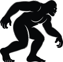 Bigfoot Silhouette SVG – Sasquatch Cut File