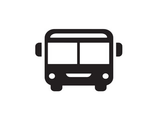 Sleek bus silhouette stock vector illustration artwork with bold urban transport theme