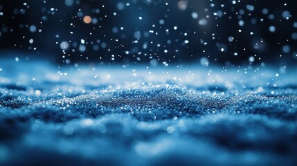 Snow covered ground with a lot of snow