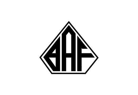 BAF Custom Monogram Logo Design.