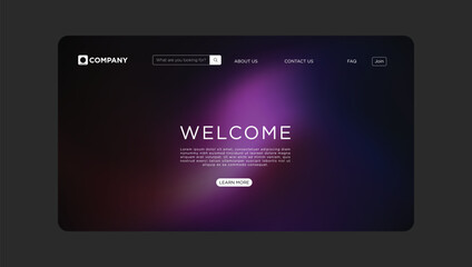 Modern website design welcomes visitors with a clean, user-friendly interface and simple navigation