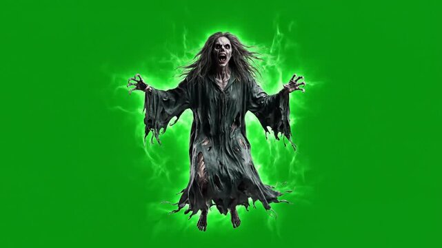 Spectral Apparition: Green Screen Horror Entity