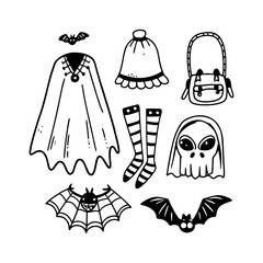 Halloween element set