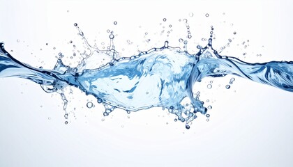 Splashing Water A Refreshing Wave of Clean Hydration