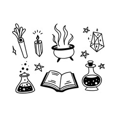 Halloween element set