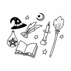 Halloween element set