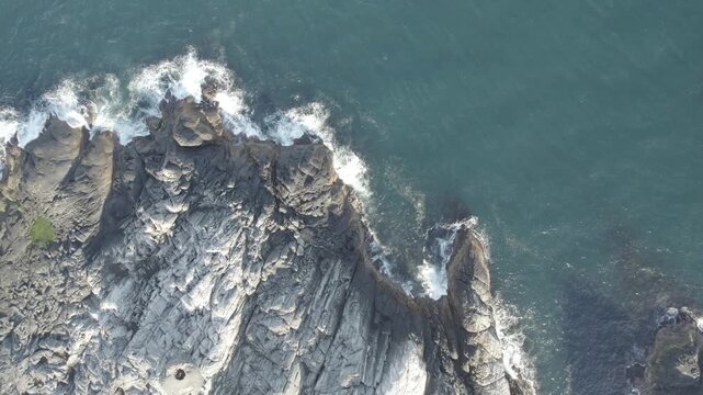 Rocky Coastline Drone Norway (4K 60fps D-Log)