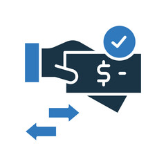 Transaction mixed color icon