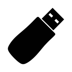 Download usb drive icon vector illustration for storage device and flash drive technology data transfer