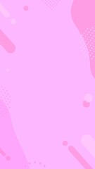 Simple and pop geometric business background frame