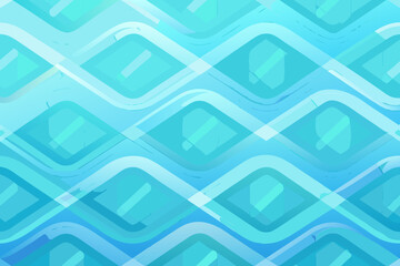 Captivating geometric wave pattern with gradient blue hues, abstract modern design for backgrounds
