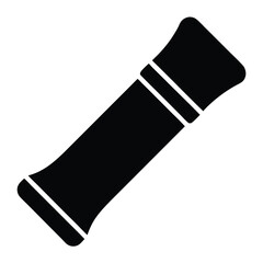 Download black and white vector image of a professional makeup brush tool for beauty and cosmetics use