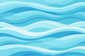 Serene blue waves ripple across a calming, abstract ocean vista perfect for relaxation and design.
