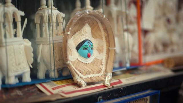 Maa Kaali Idol in Kulo, traditional god of West Bengal