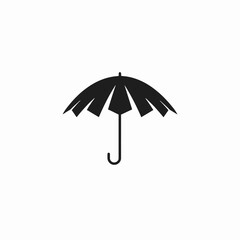 Striking minimalist umbrella with clean lines and bold black silhouette.