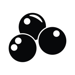 Black berries vector illustration, fruit icon, berry clip art, fresh berry graphic design element