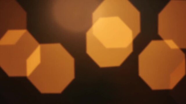 Captivating Bokeh Footage Showcasing Warm Light Patterns in Soft Focus