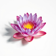 lotus flower isolated on white