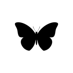 Elegant butterfly silhouette for branding projects and nature-inspired designs, perfect for adding a touch of delicate beauty and minimalist style