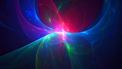 Obraz premium Abstract swirling vibrant colors