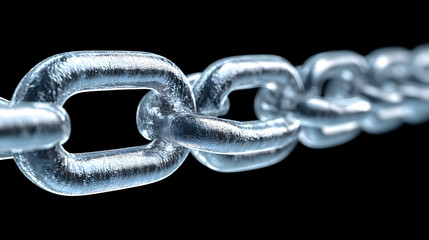 Unlock your brand's potential with this stunning metallic chain, conveying strength, resilience, and connection in a modern, minimalist style