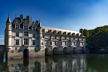 Castle Chenonceau, river Loire valley, France