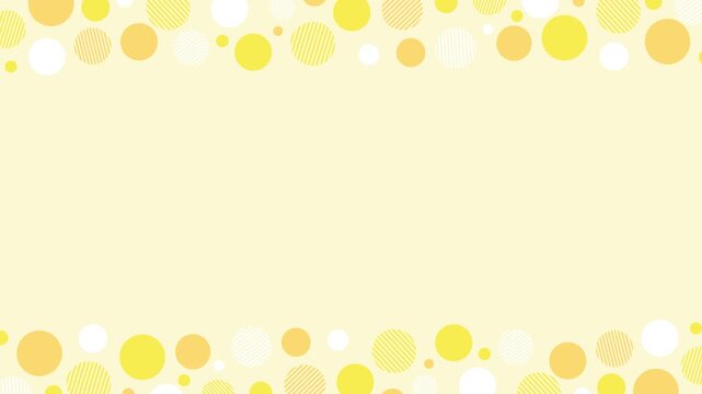 Cute and pop polka dot background