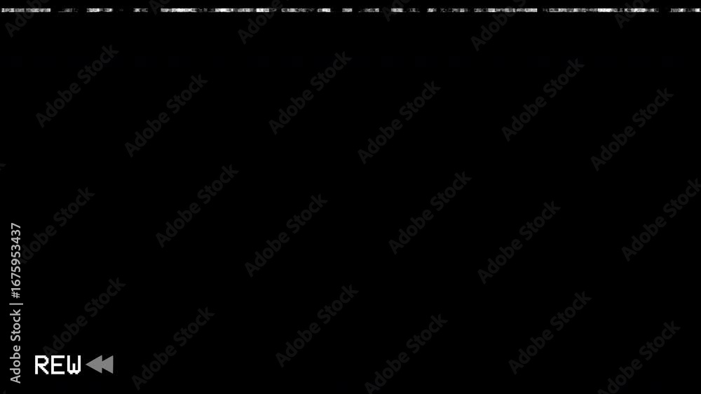 Poster analog vhs retro rewind static seamless 4k video background overlay loop. retro vhs stock footage wi