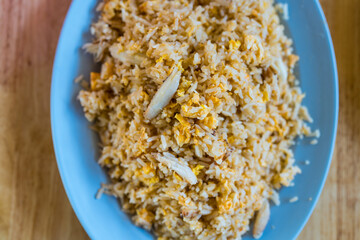 Thai Crab Fried Rice with Fresh Lump Crab Meat