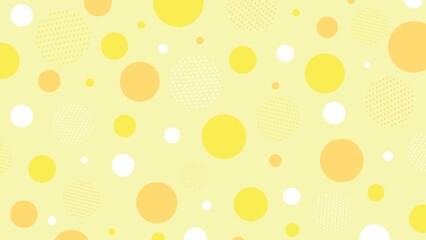Cute and pop polka dot background