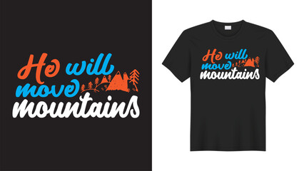 Adventure mountains t-shirt design vector illustration