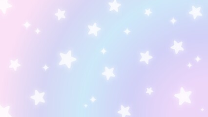 A cute and pop background with shining stars