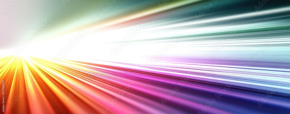 Poster abstract speed lines radiating from a central point