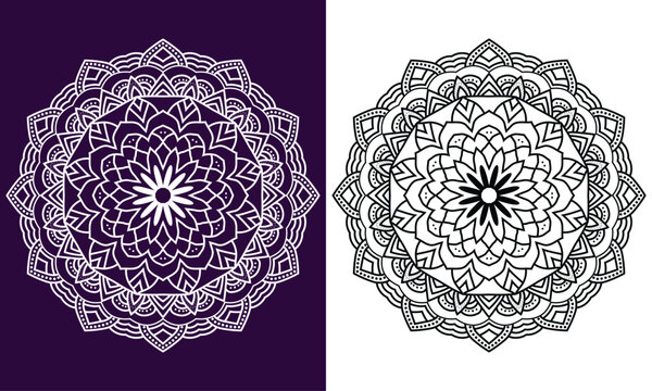 Minimal Abstract Mandala Decorative Design