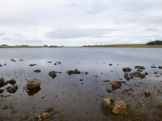 Paisaje en la isla de Lewis & Harris, Islas H&eacute;bridas, Escocia