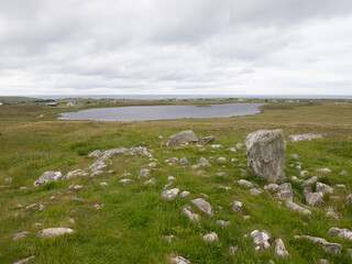 Steinacleit, en Lewis & Harris, Islas H&eacute;bridas, Escocia